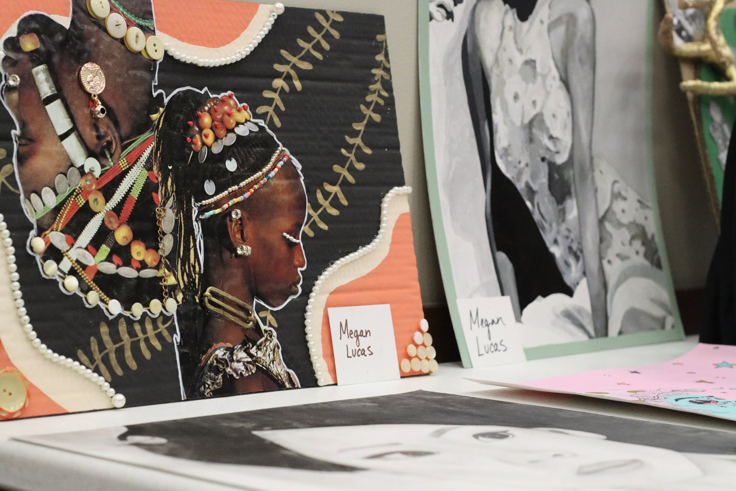 Mid-Prairie's first annual AK-12 art show was held April 11-13 at the Wellman YMCA.