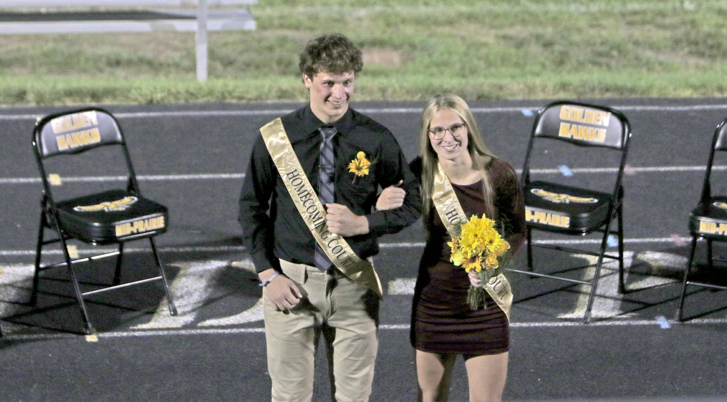 Mid-Prairie Homecoming King and Queen Candidates.