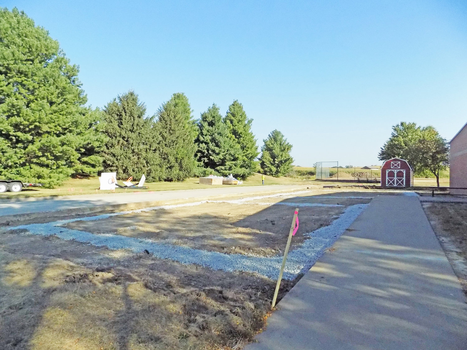 The west side of Highland Elementary, as it was in September 2022.