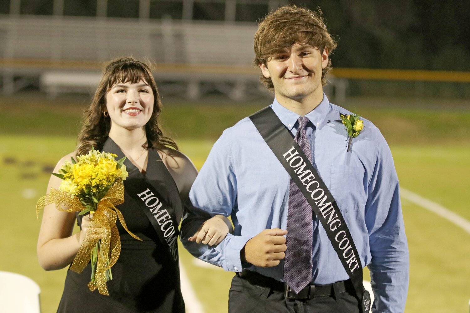 Homecoming court nominees Avery Slaubaugh and Jack Greiner.
